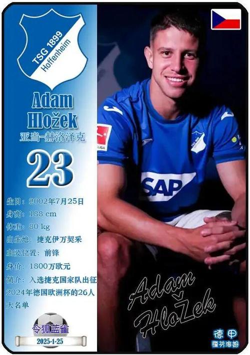 德天空：巴萨关注霍芬海姆23岁前锋阿斯拉尼，本赛季6场4球1助